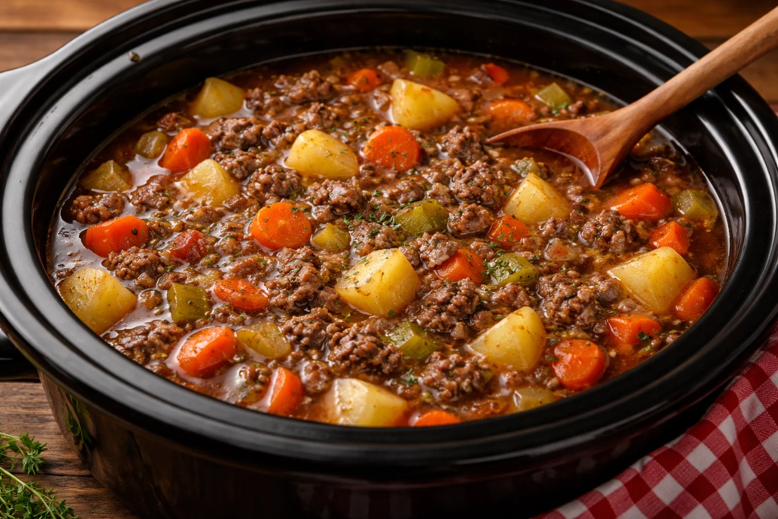 slow cooker poor mans stew
