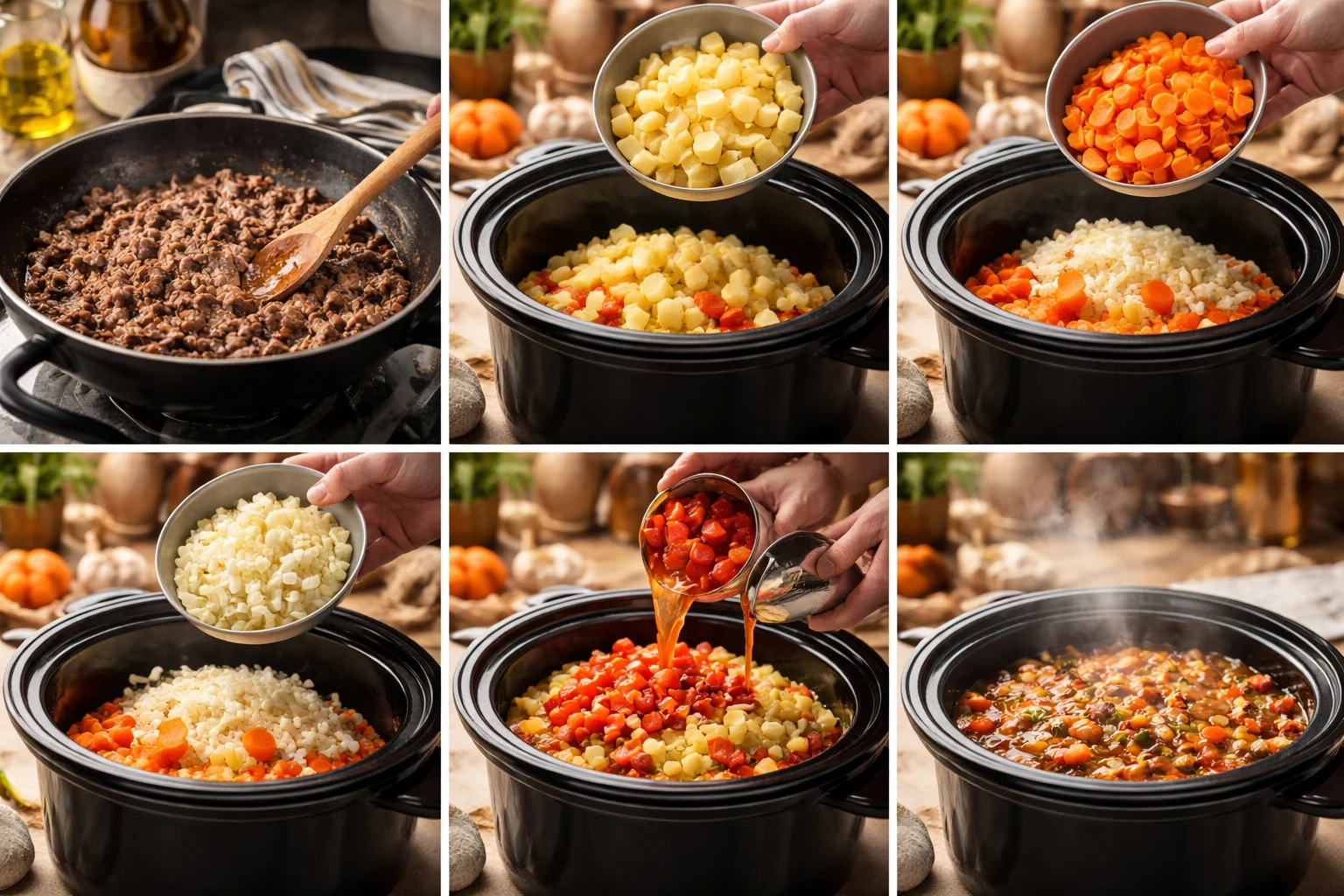 Cozy Up with Slow Cooker Poor Man's Stew for Chilly Nights