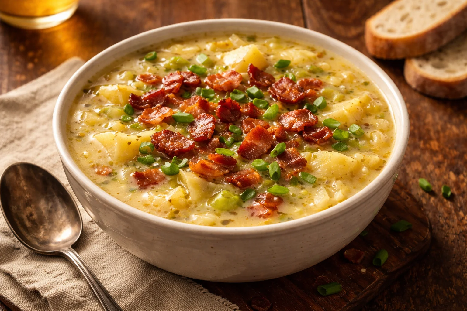 irish bacon cabbage and potato soup