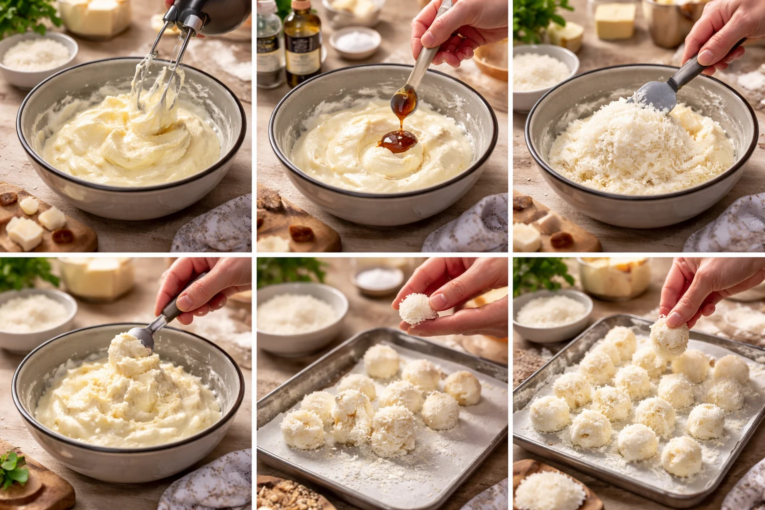 no bake coconut cream balls