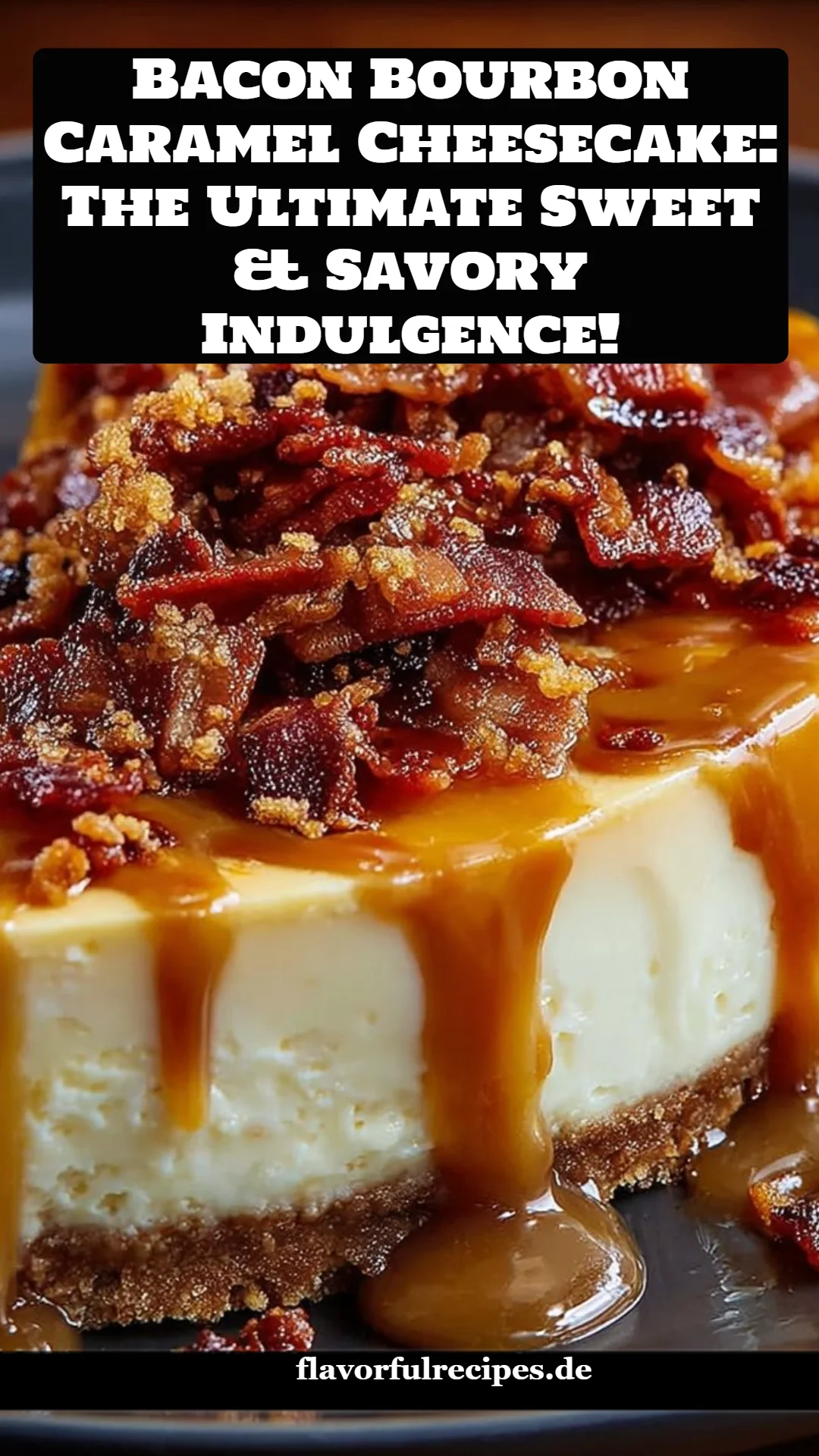 Bacon Bourbon Caramel Cheesecake: The Ultimate Sweet & Savory Indulgence!