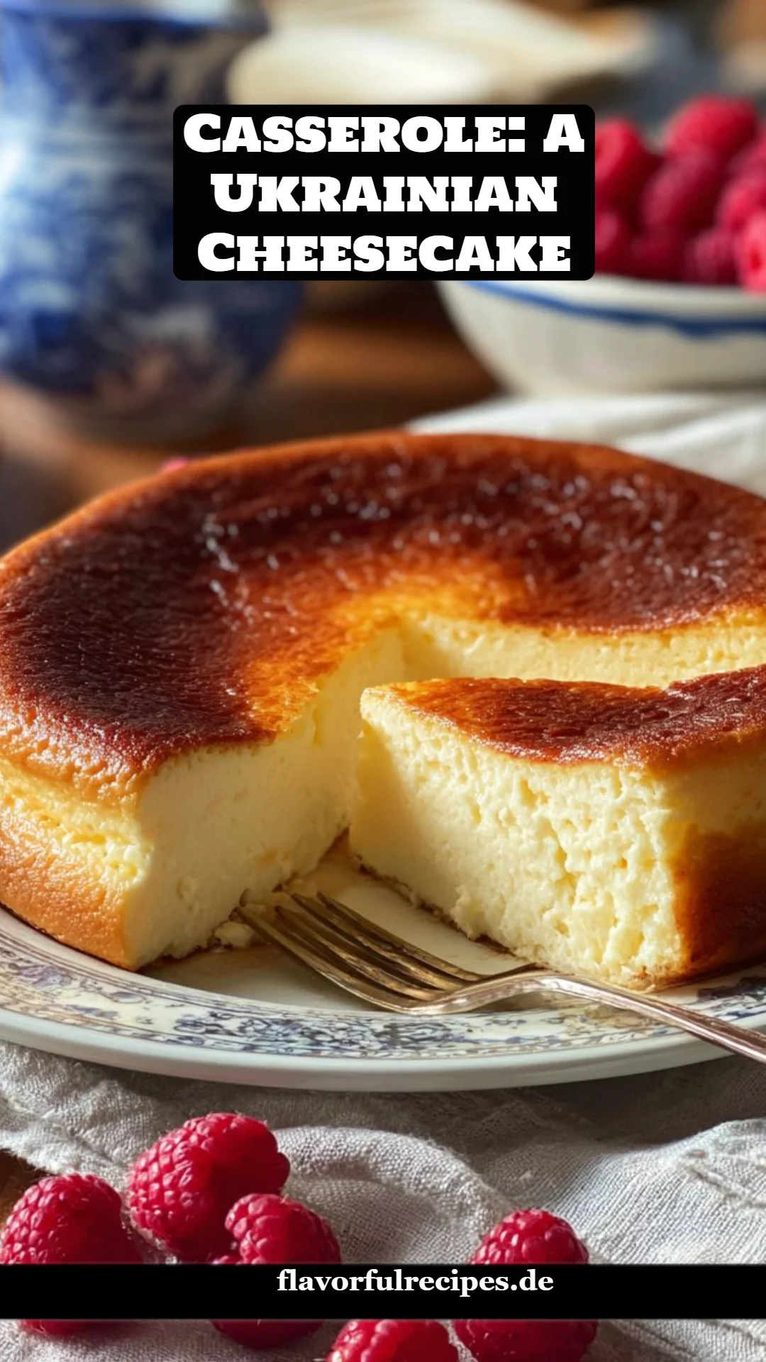 Casserole: A Ukrainian Cheesecake