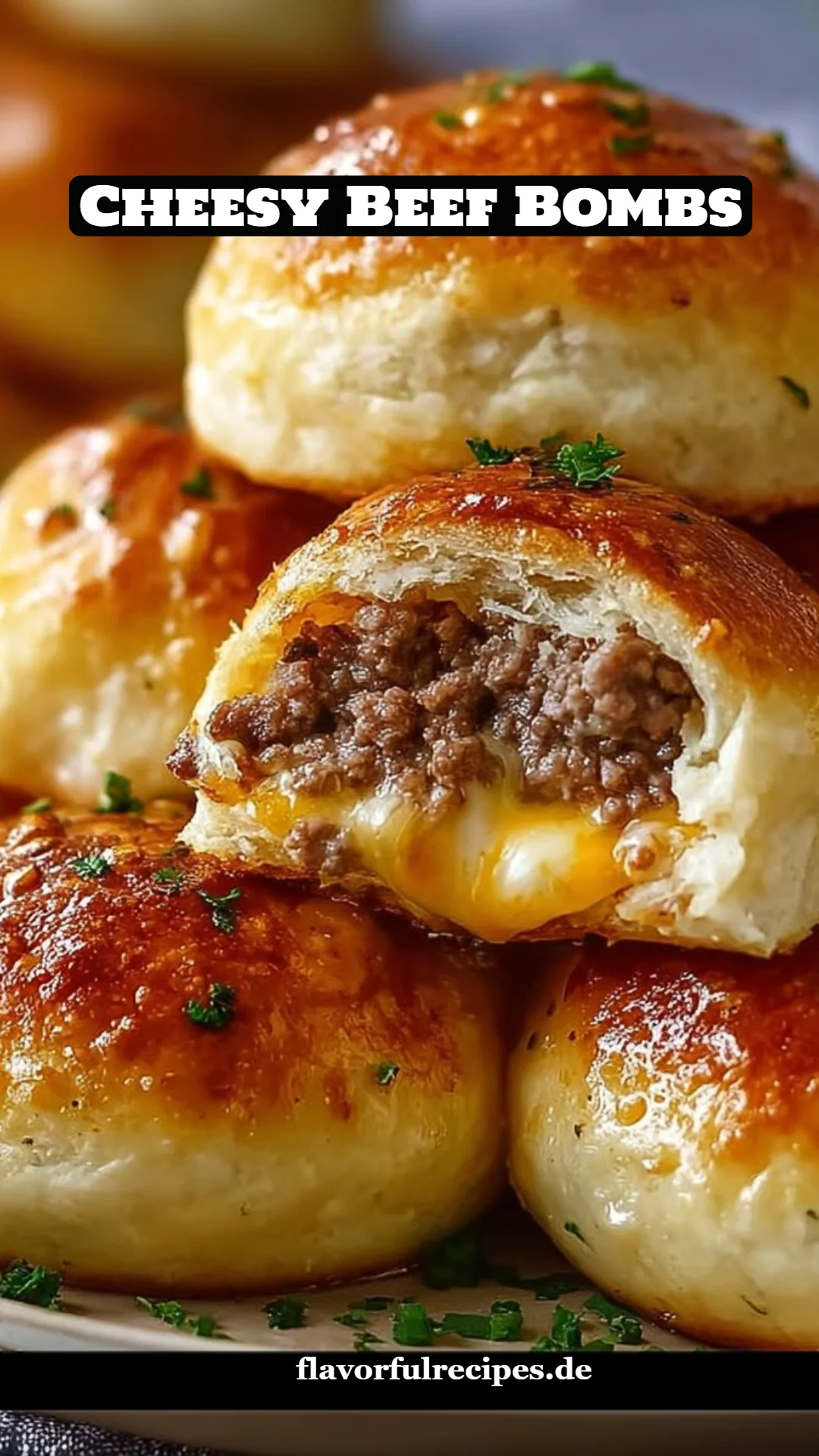 Cheesy Beef Bombs