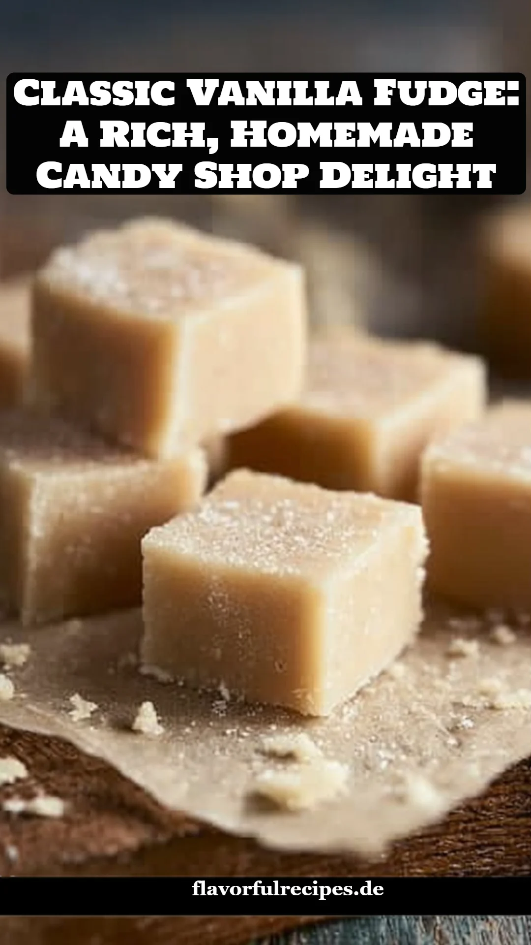 Classic Vanilla Fudge: A Rich, Homemade Candy Shop Delight