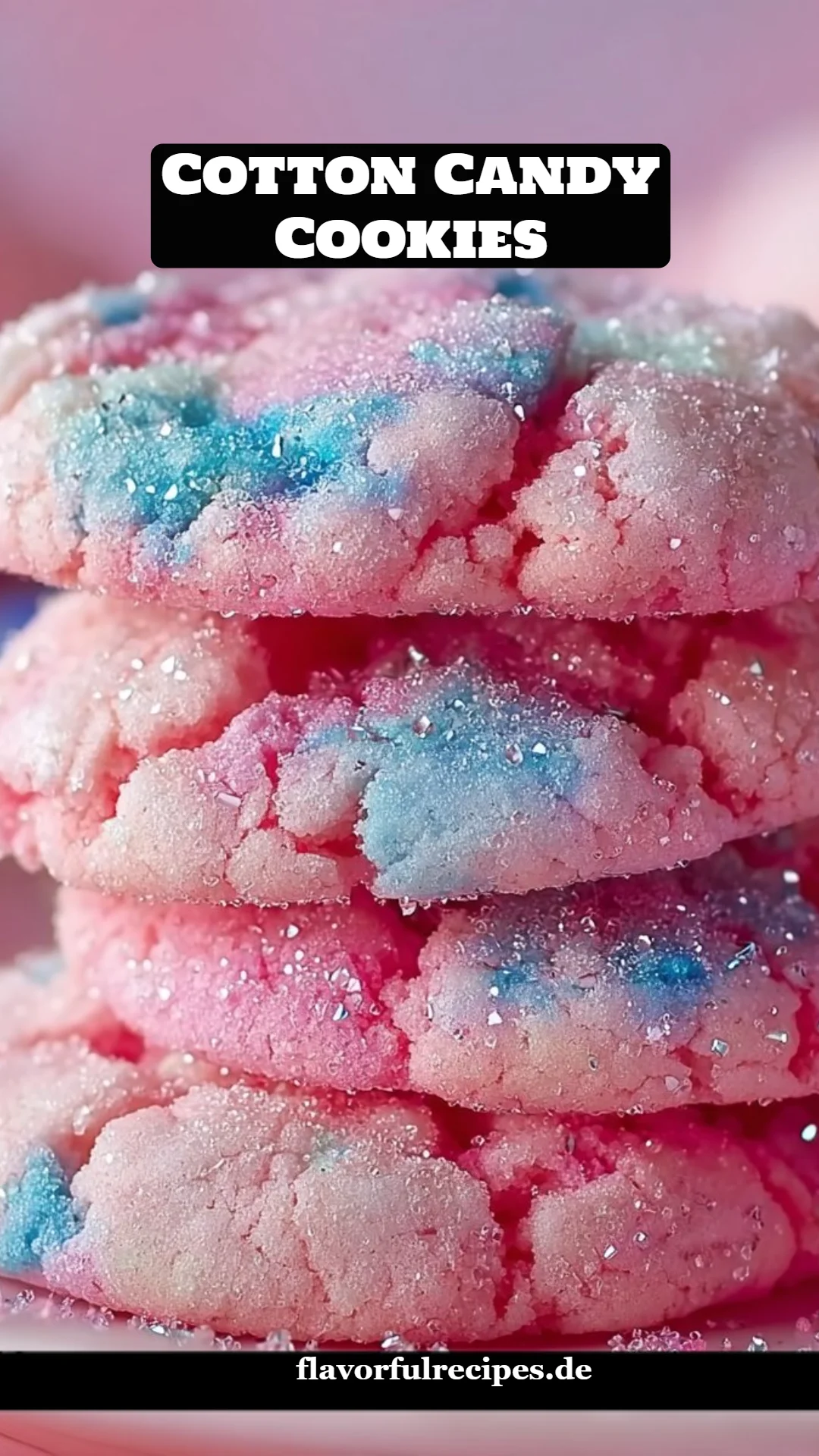 Cotton Candy Cookies