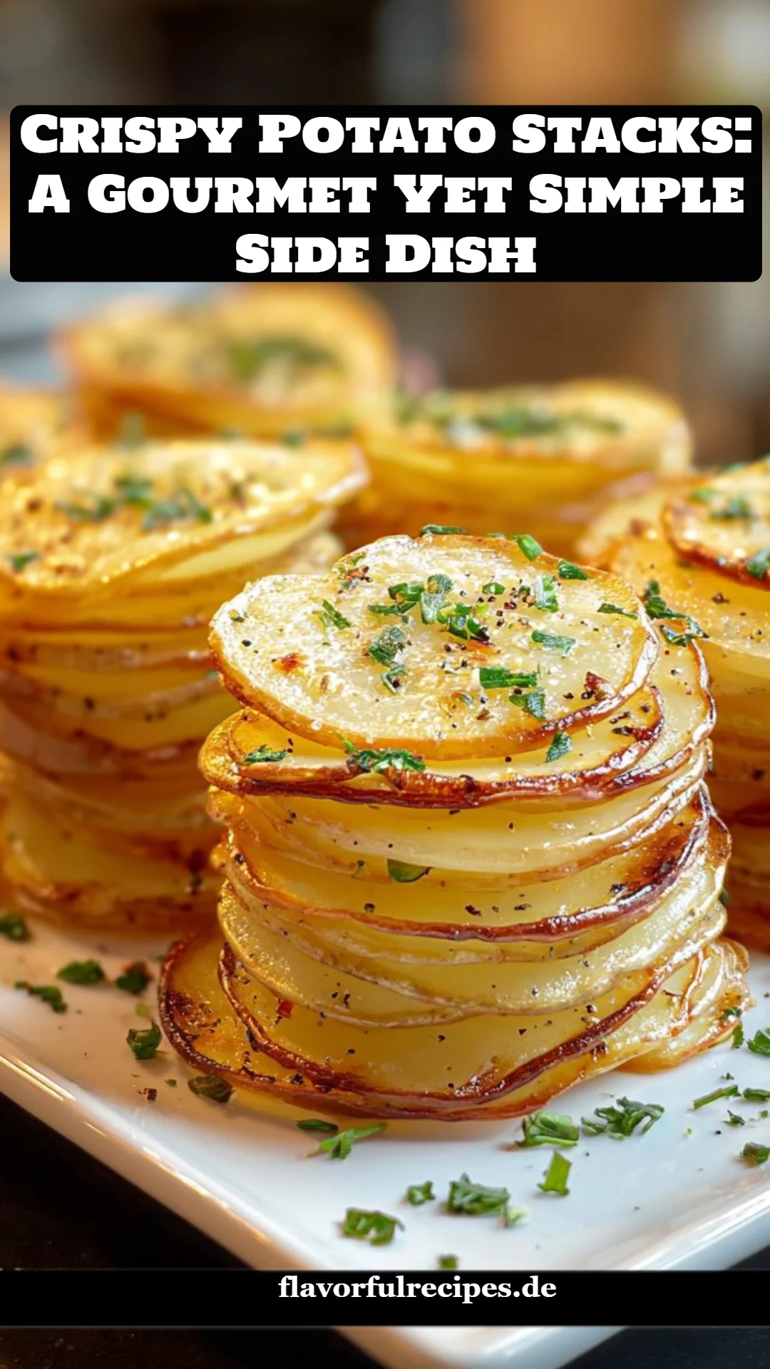 Crispy Potato Stacks: A Gourmet Yet Simple Side Dish