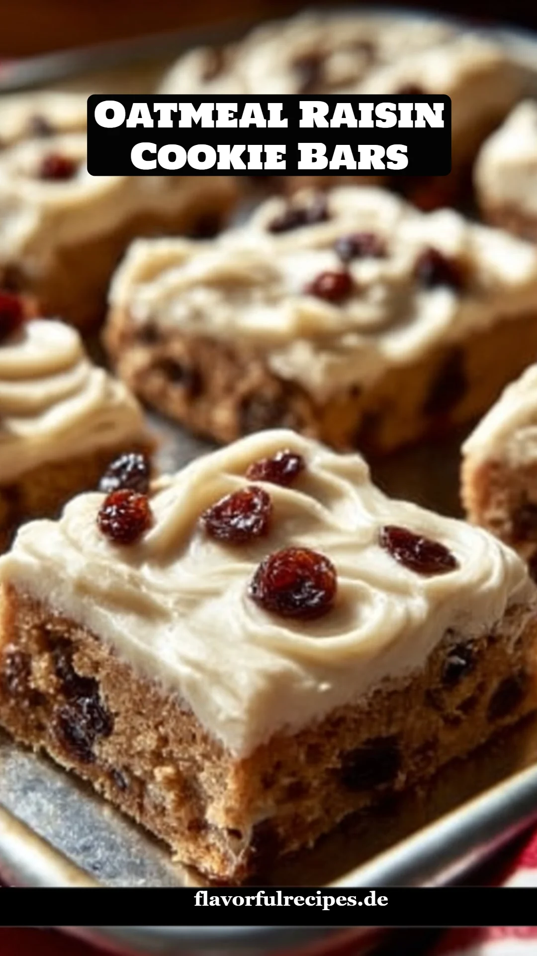 Oatmeal Raisin Cookie Bars