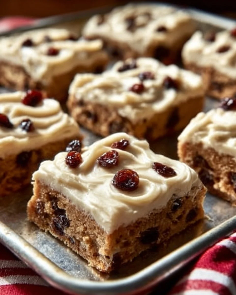 Oatmeal Raisin Cookie Bars