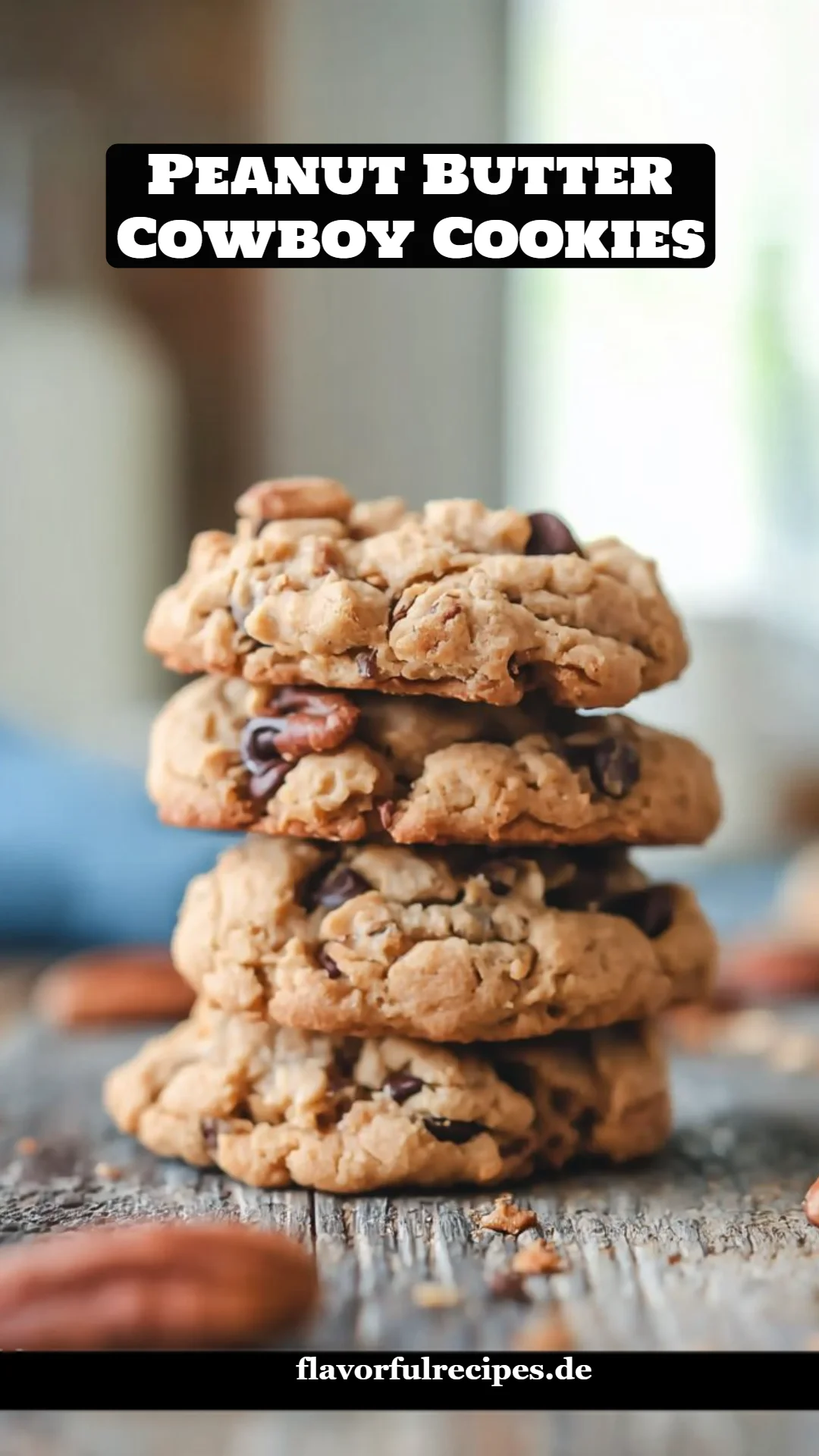 Peanut Butter Cowboy Cookies