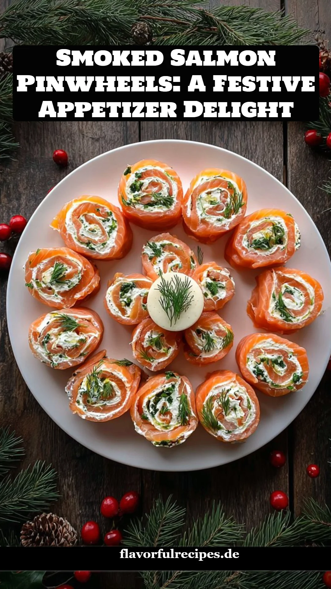 Smoked Salmon Pinwheels: A Festive Appetizer Delight