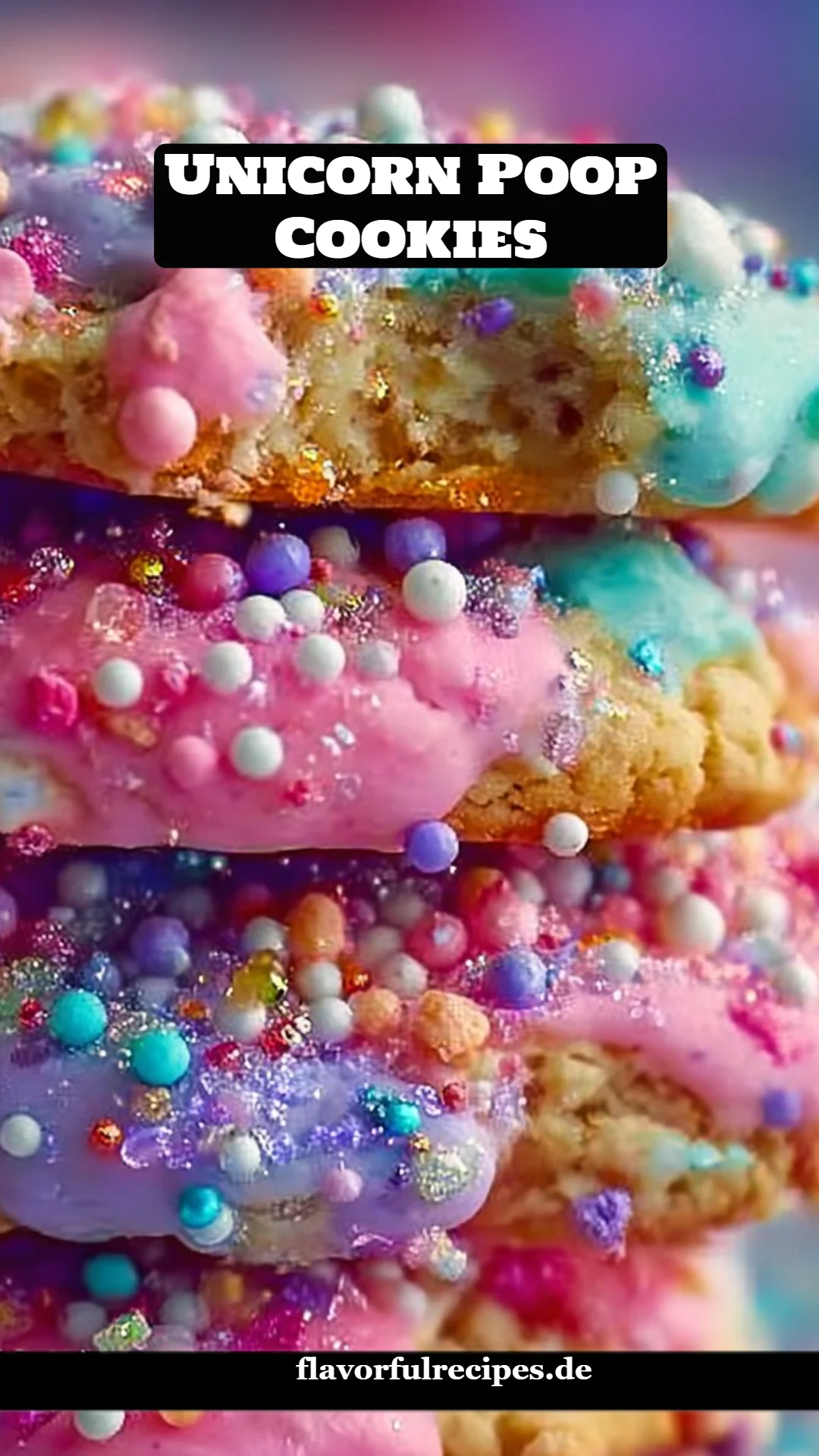 Unicorn Poop Cookies